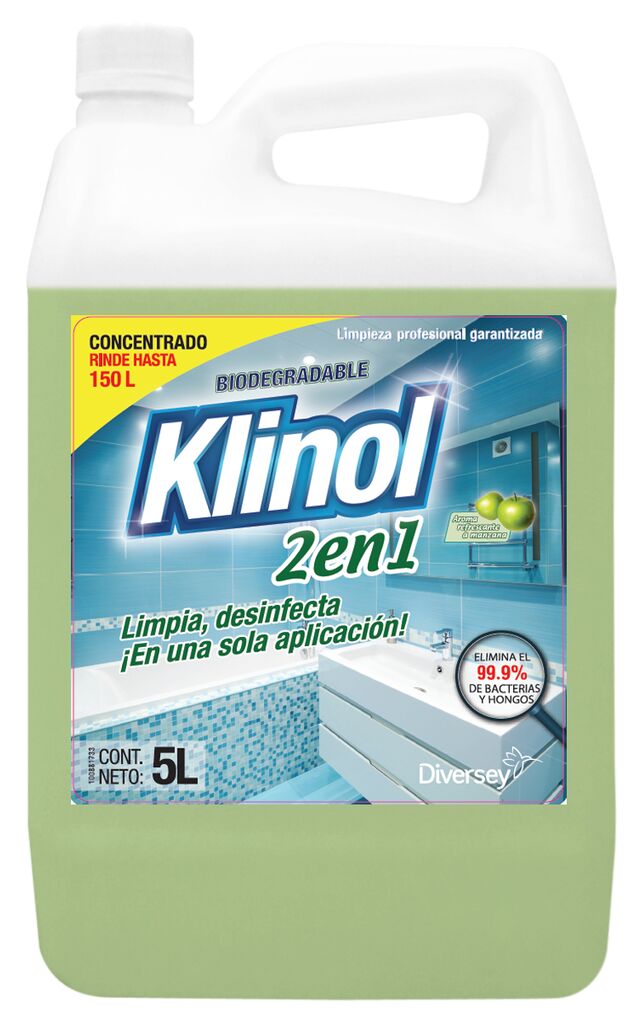 KLINOL 2 en 1 4x5L - Limpiador Desinfectante